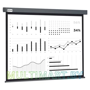 Проекционный экран CACTUS Wallscreen CS-PSW-180X180-SG